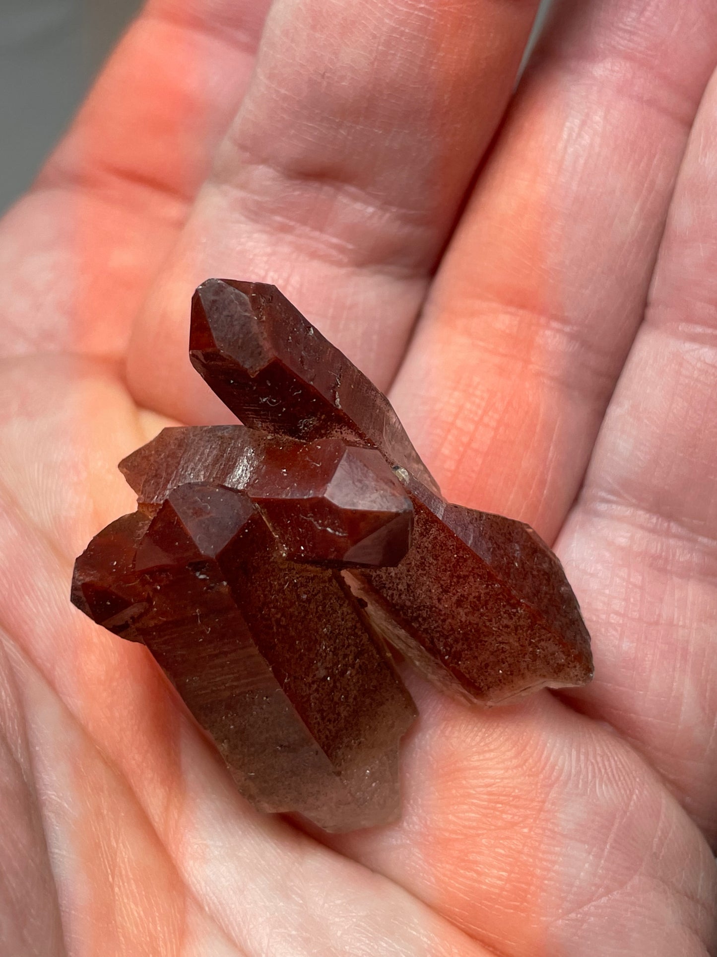 Quartz hématoïde, Tinejdad, Maroc