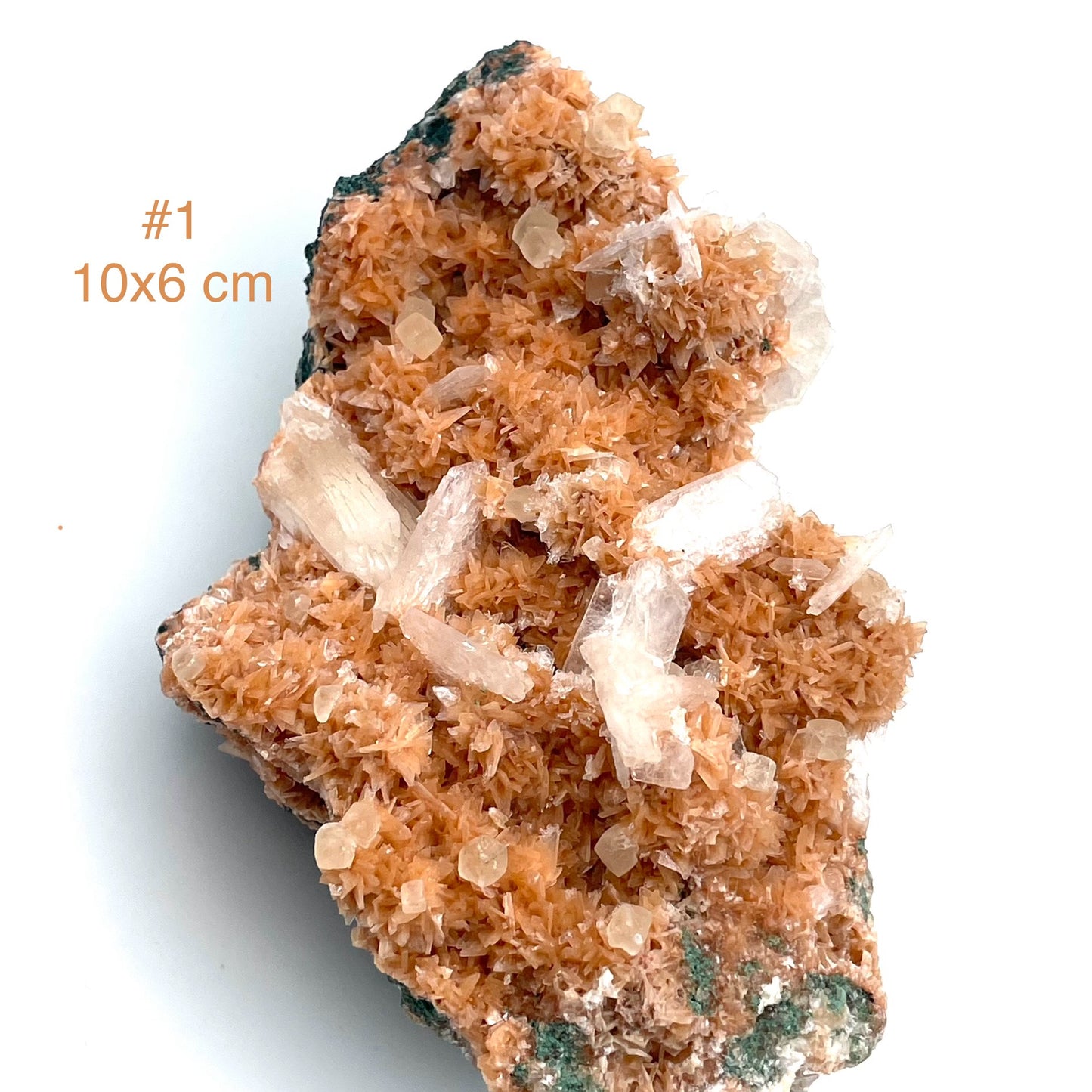 Heulandite, Stilbite et Calcite du Maharashtra, Inde