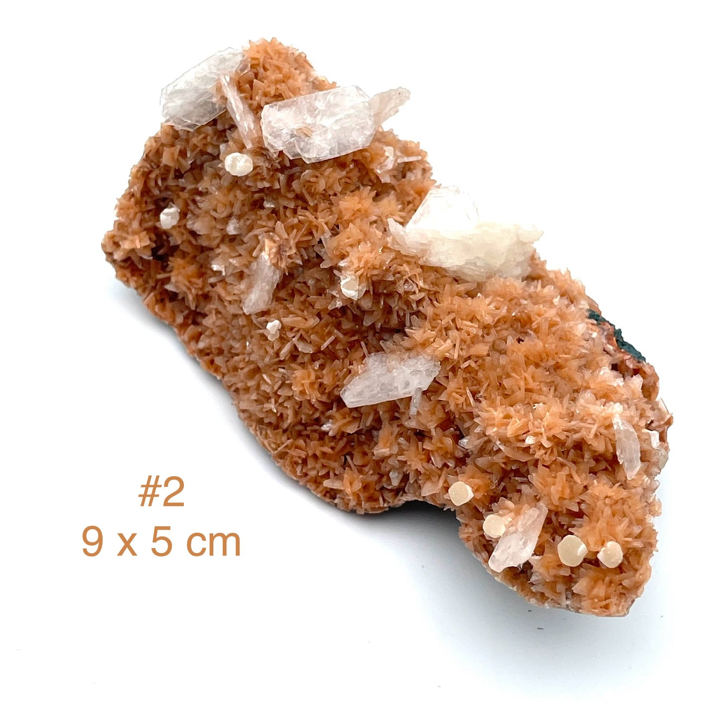 Heulandite, Stilbite et Calcite du Maharashtra, Inde