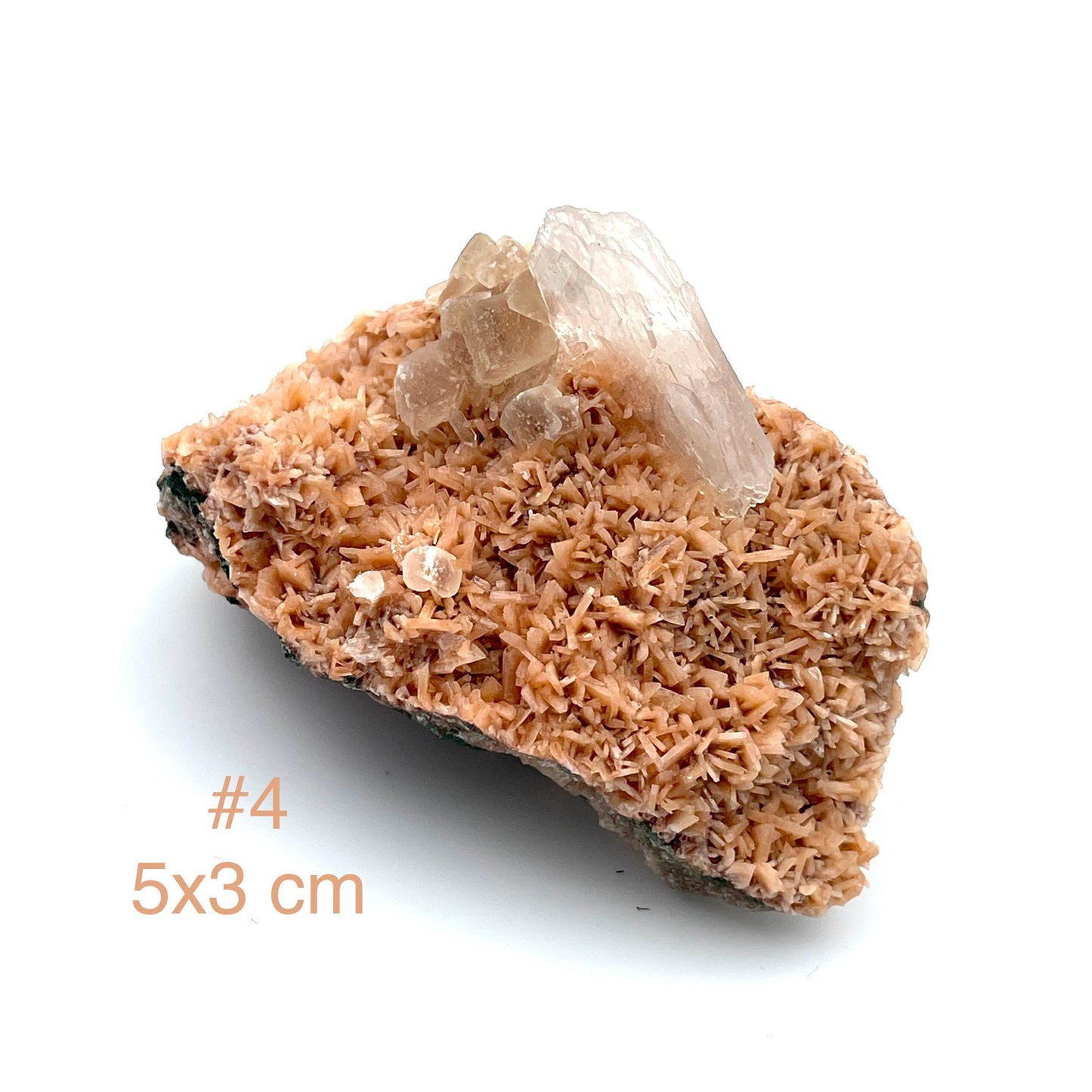 Heulandite, Stilbite et Calcite du Maharashtra, Inde