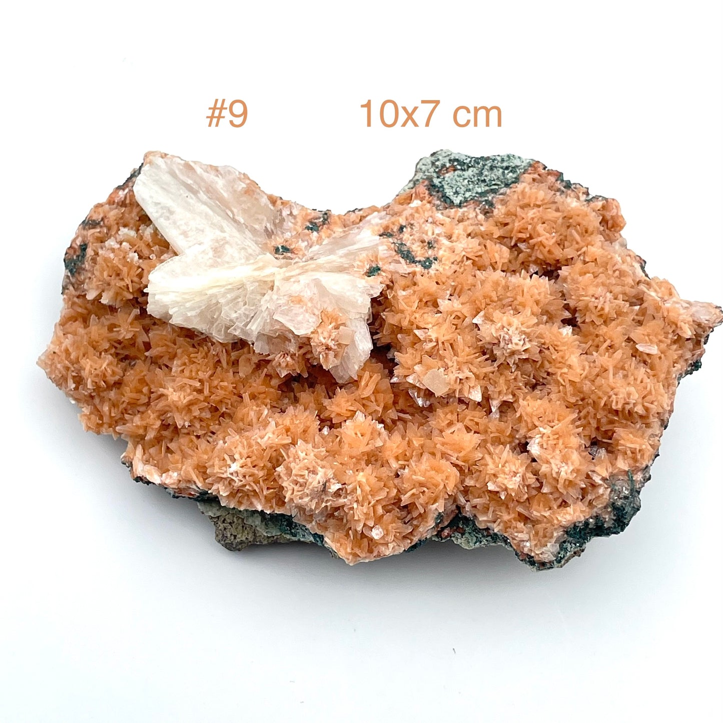 Heulandite, Stilbite et Calcite du Maharashtra, Inde