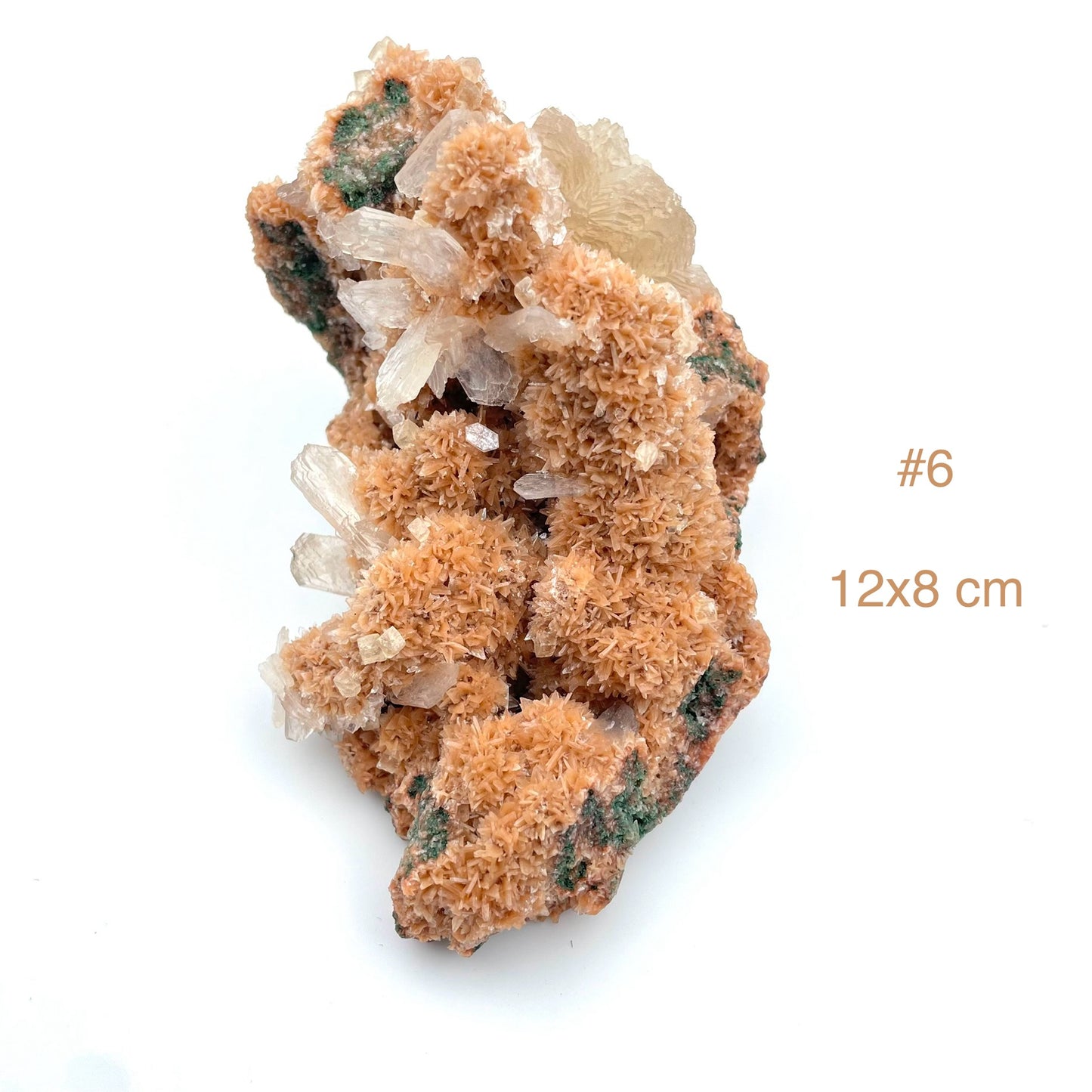 Heulandite, Stilbite et Calcite du Maharashtra, Inde