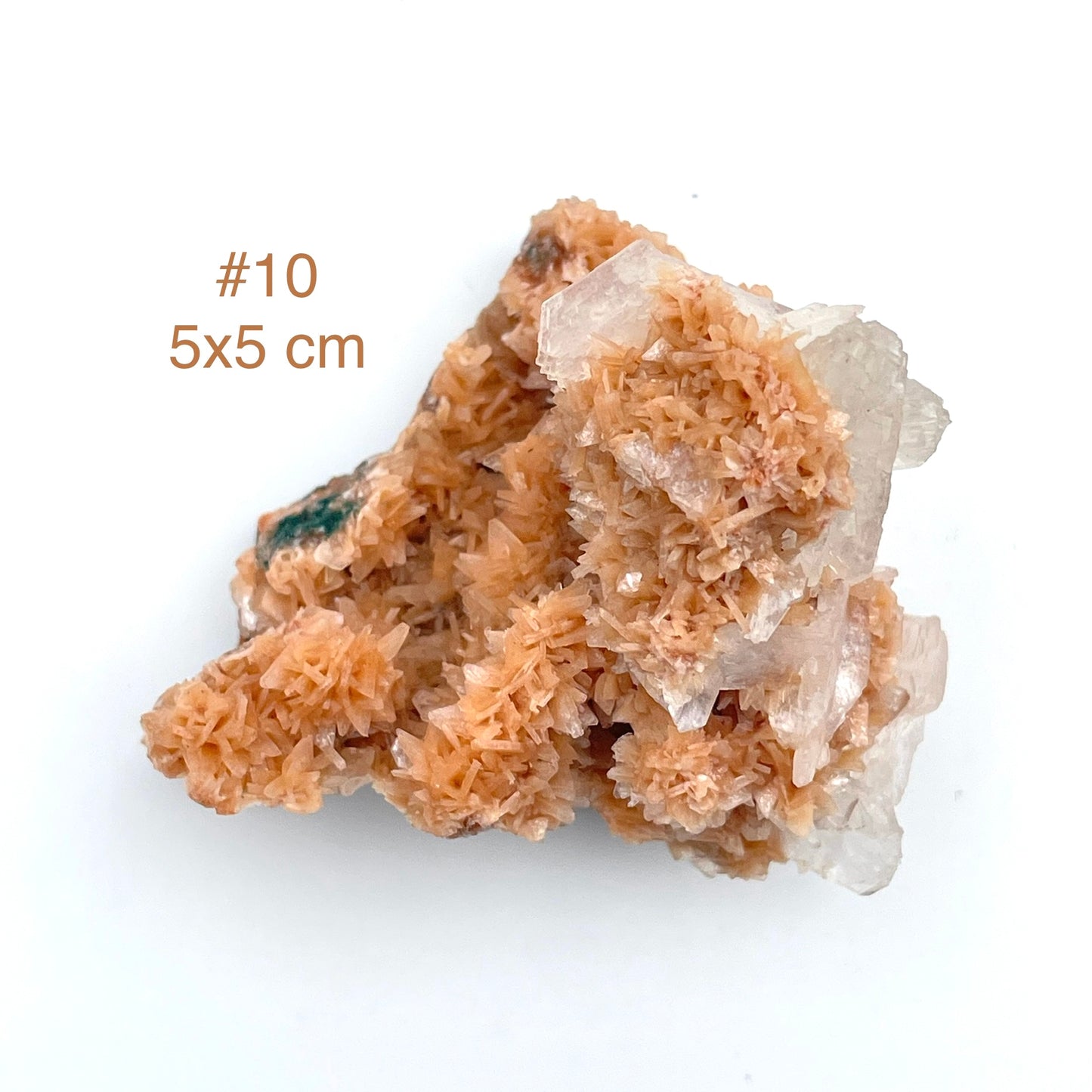 Heulandite, Stilbite et Calcite du Maharashtra, Inde