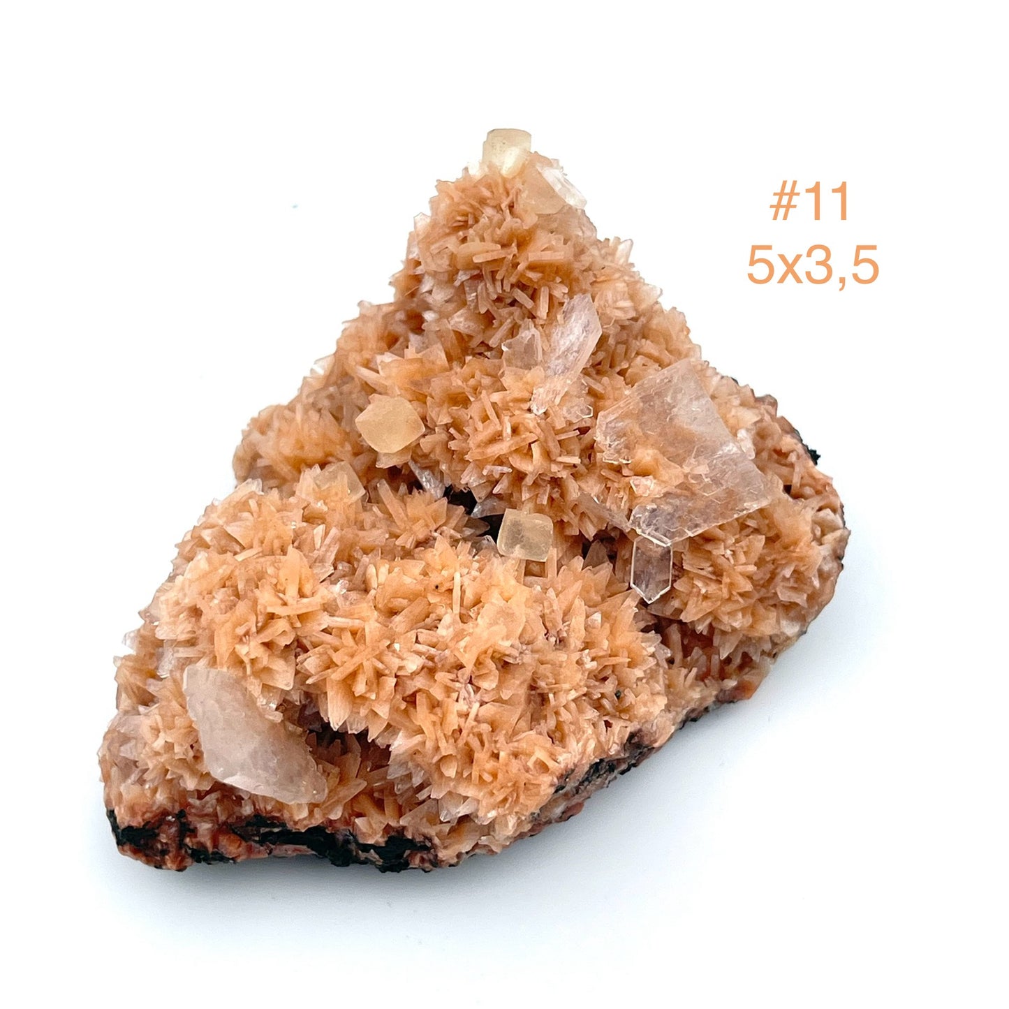 Heulandite, Stilbite et Calcite du Maharashtra, Inde