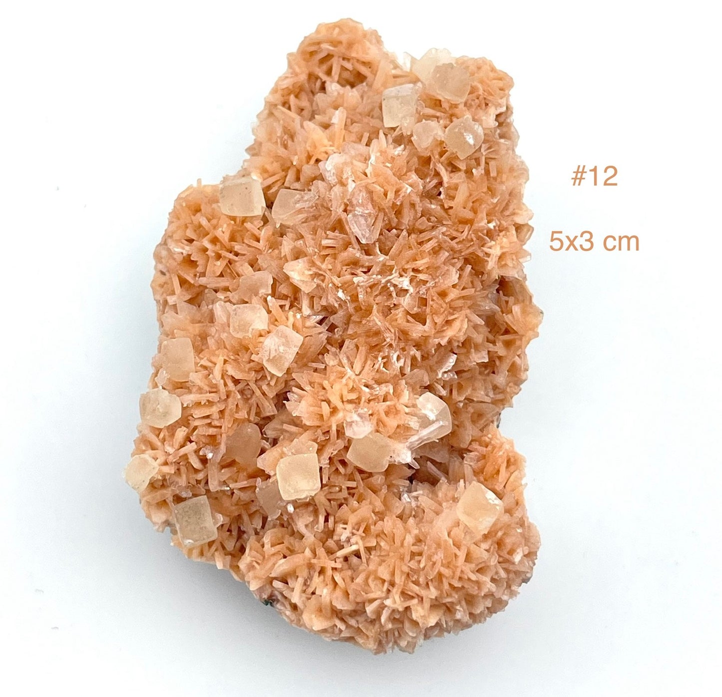 Heulandite, Stilbite et Calcite du Maharashtra, Inde