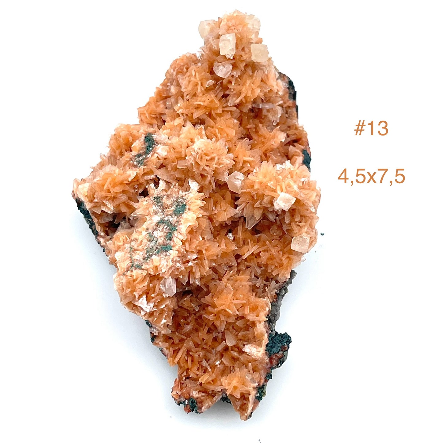 Heulandite, Stilbite et Calcite du Maharashtra, Inde