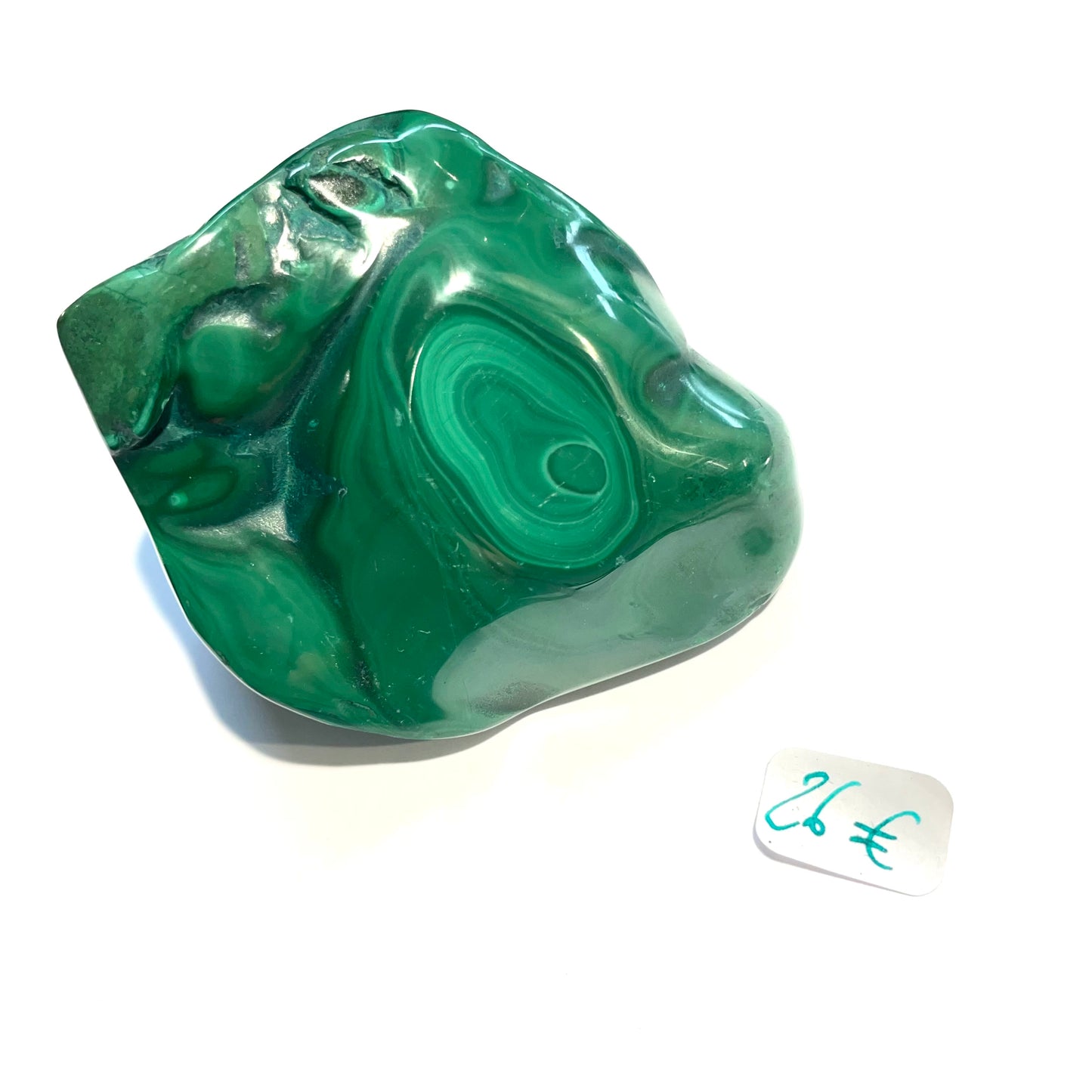 Malachite polie du Congo
