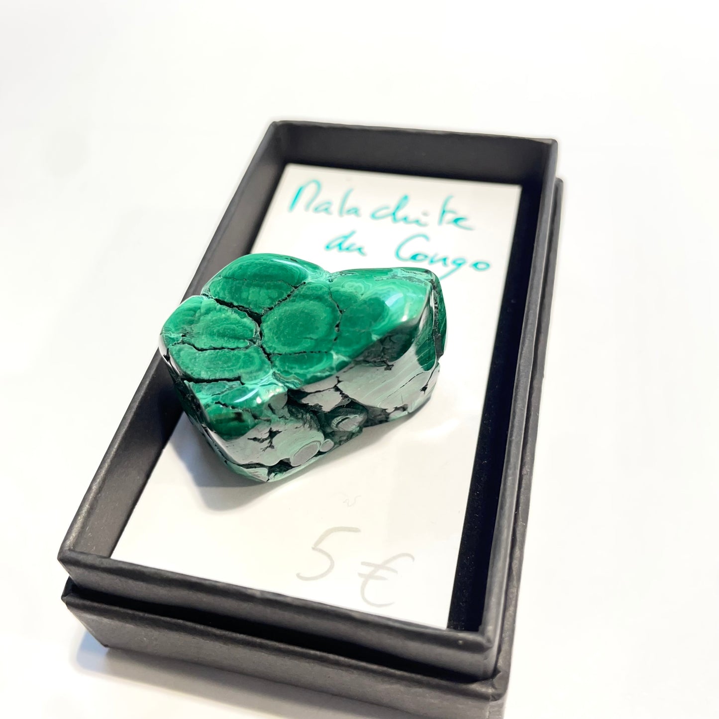 Malachite polie du Congo