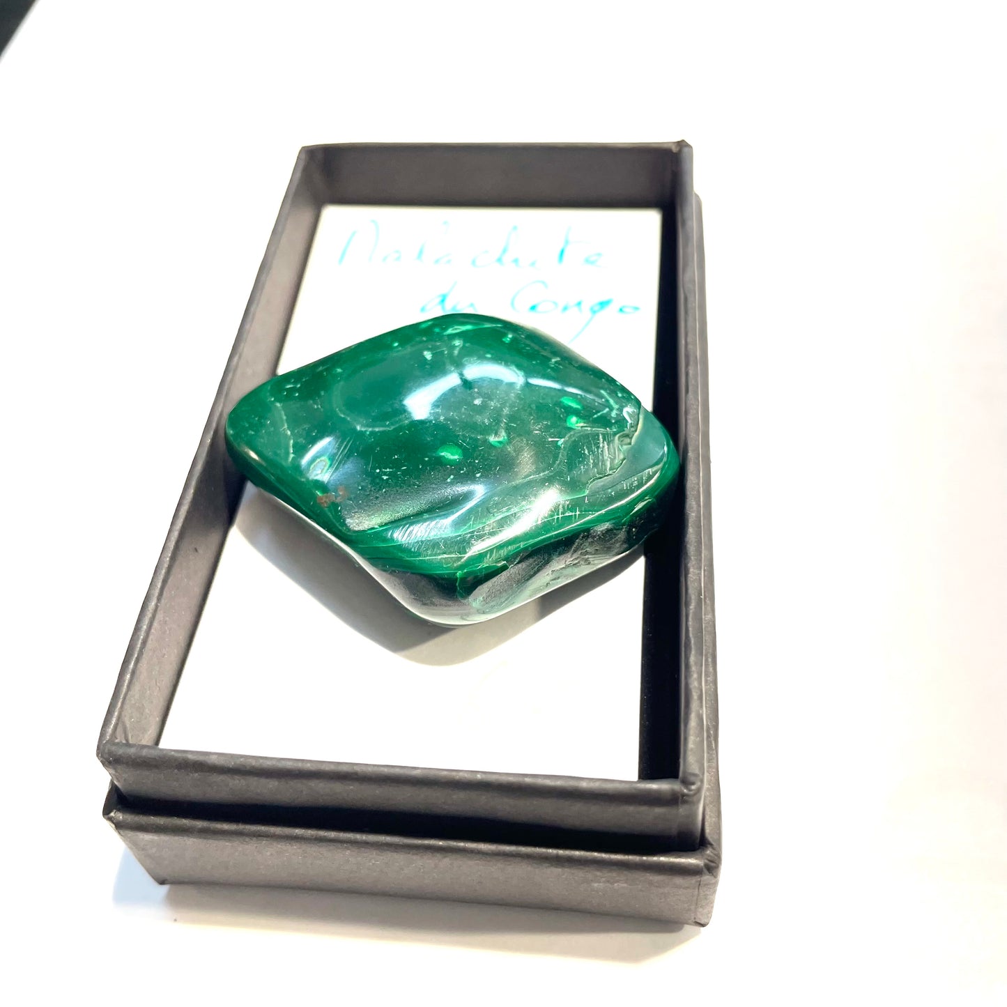 Malachite polie du Congo
