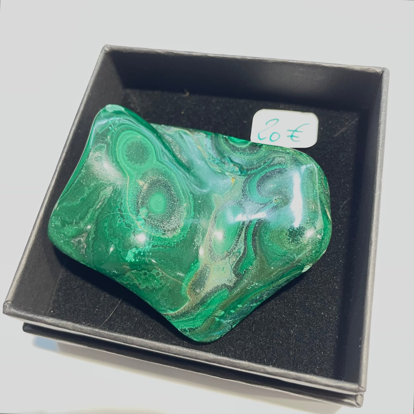 Malachite polie du Congo
