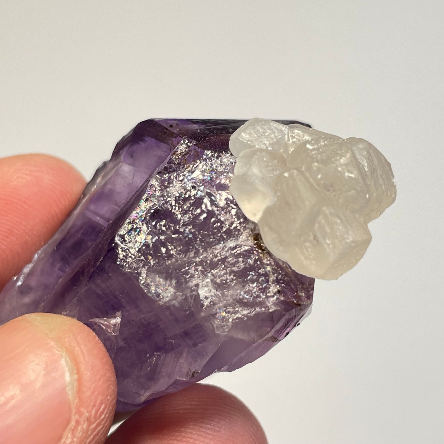 Améthyste et Calcite, Brésil