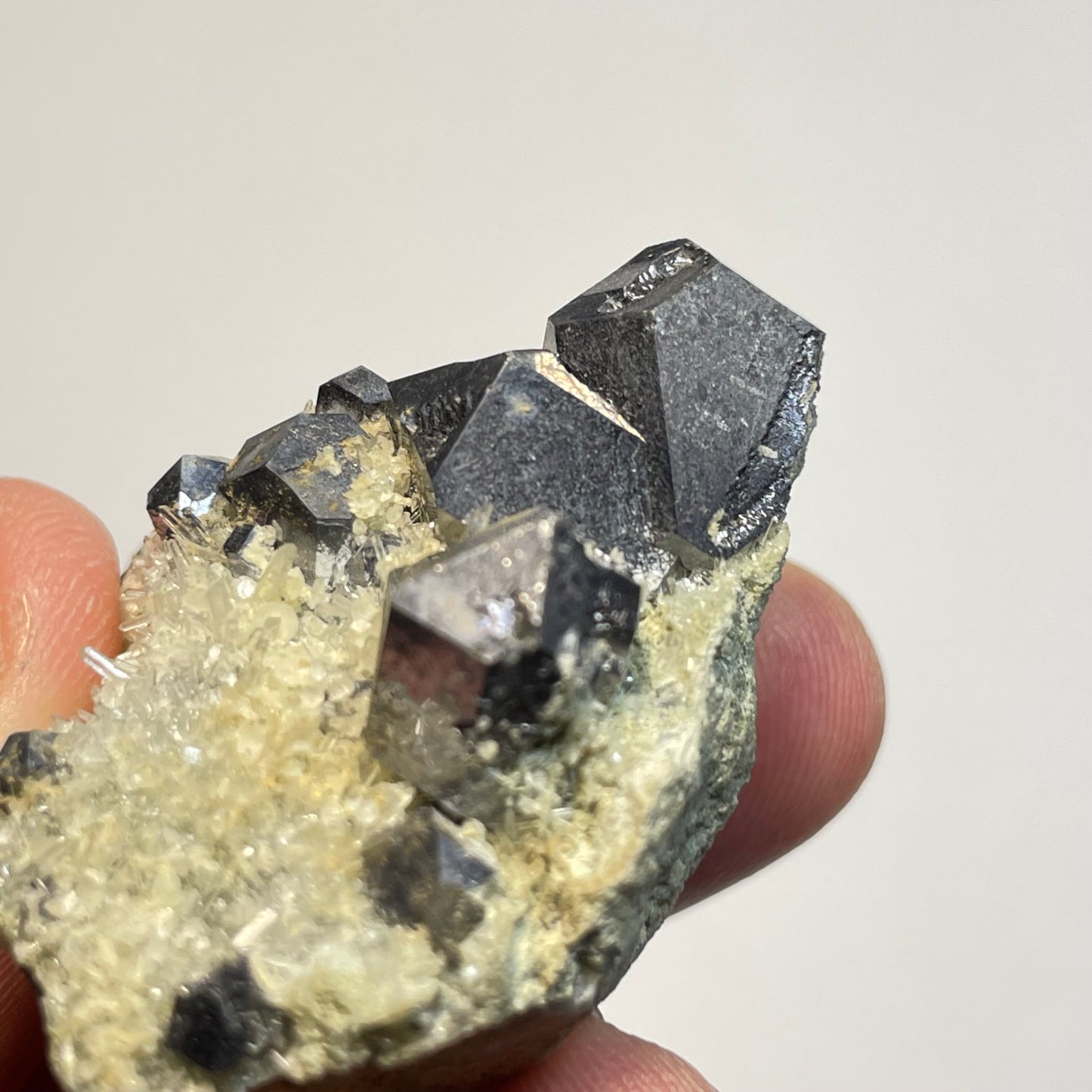 Galène sur Quartz, mine de Krushev Dol, district de Madan, Bulgarie