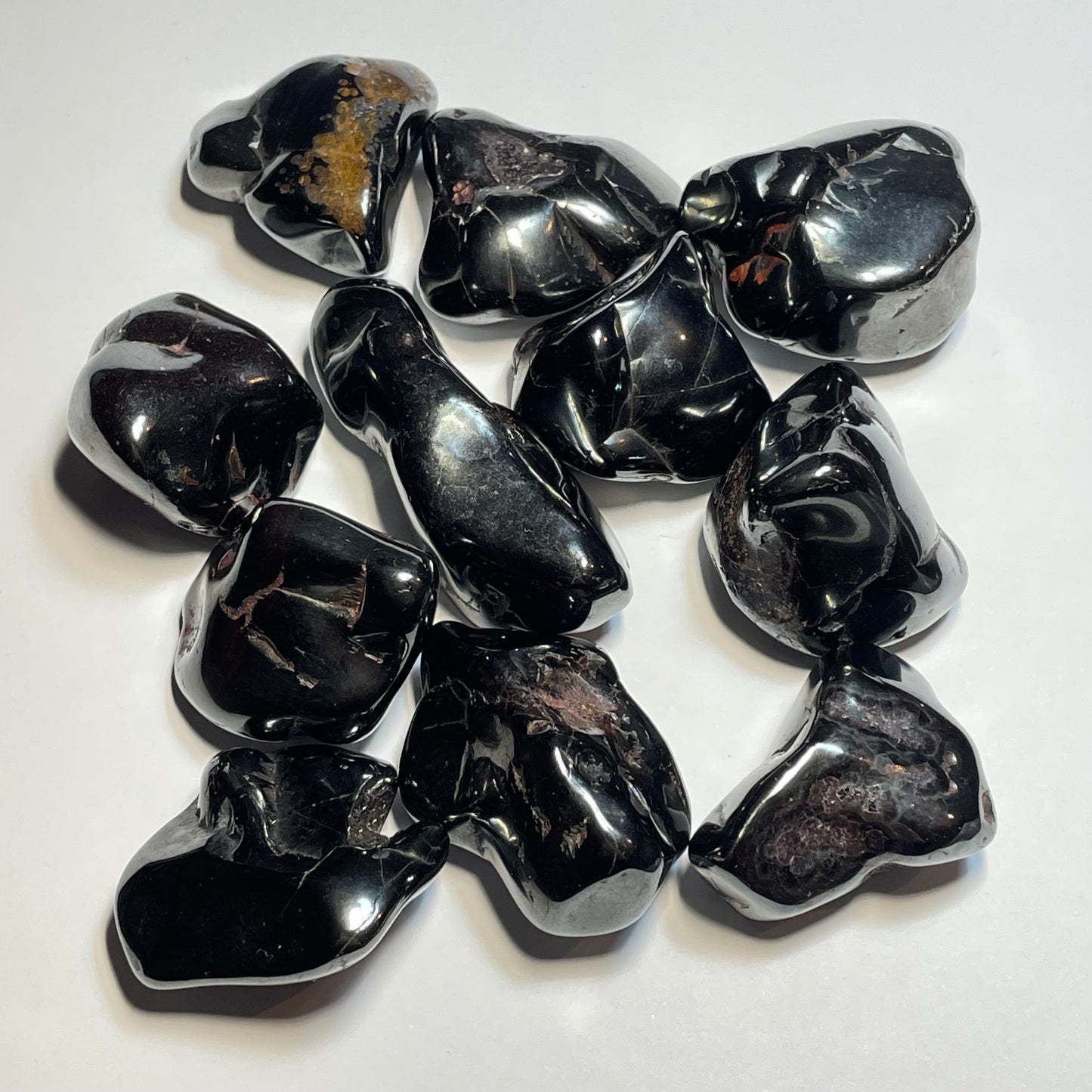 Hématite du Maroc, pierre roulée taille XL