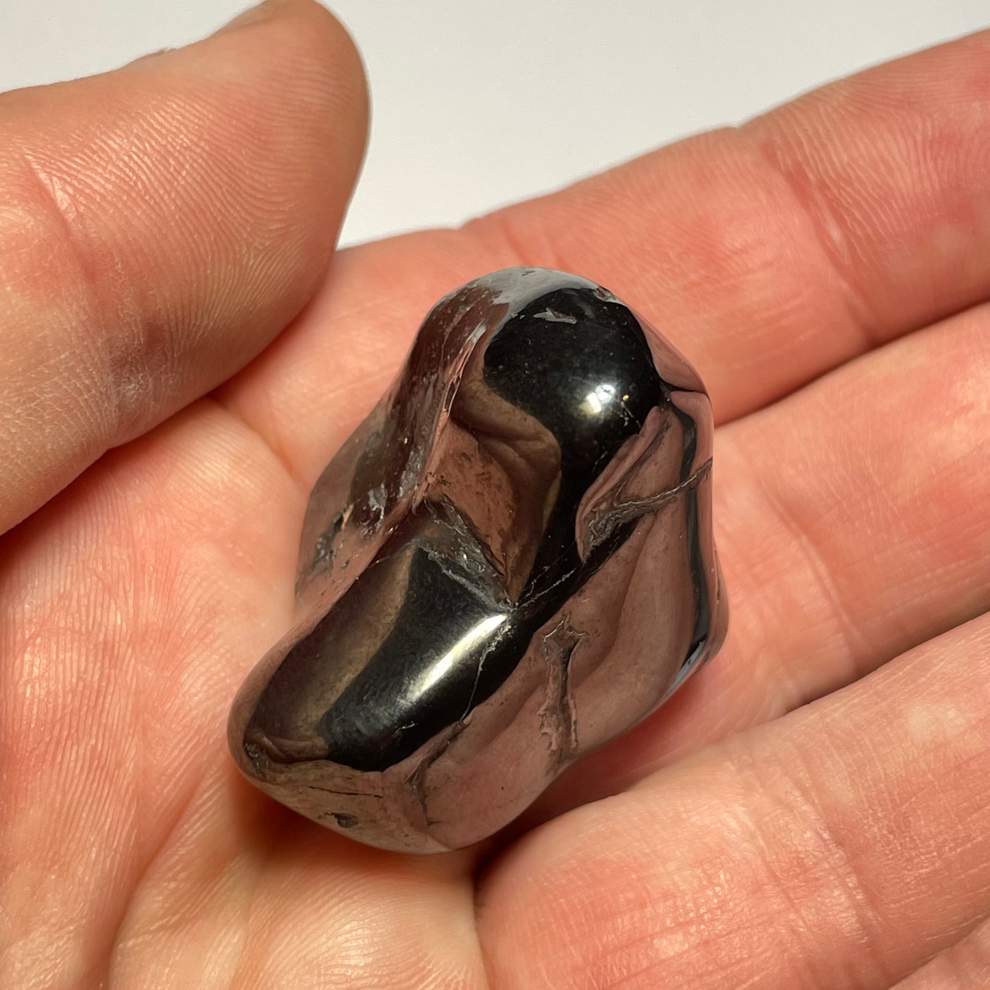 Hématite du Maroc, pierre roulée taille XL