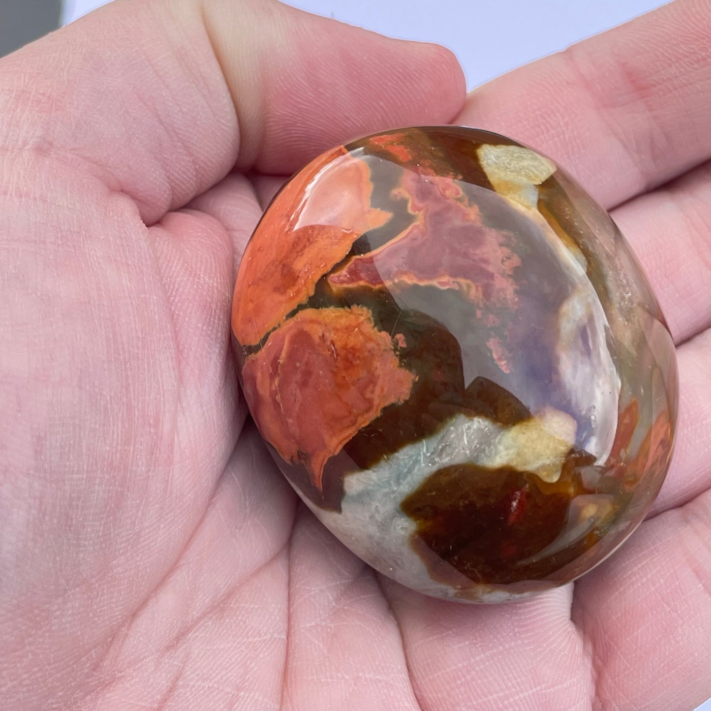Jaspe Impérial de Madagascar, galet de grande taille