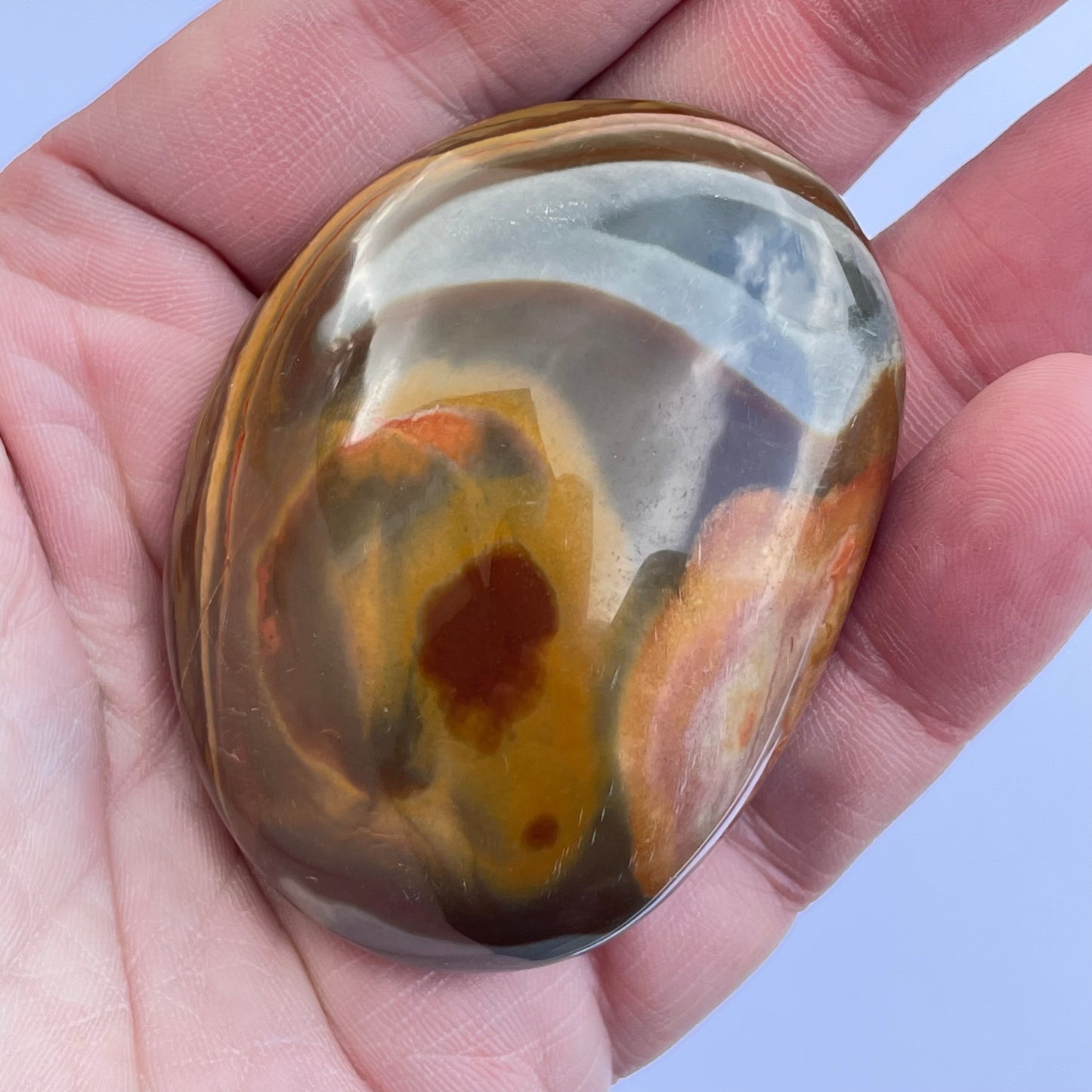 Jaspe Impérial de Madagascar, galet de grande taille