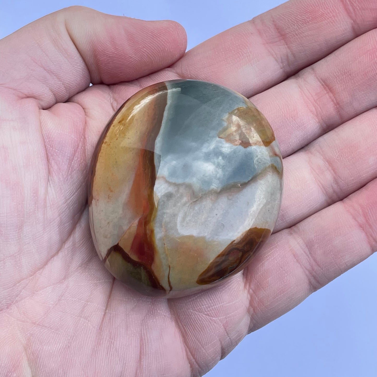 Jaspe Impérial de Madagascar, galet de grande taille