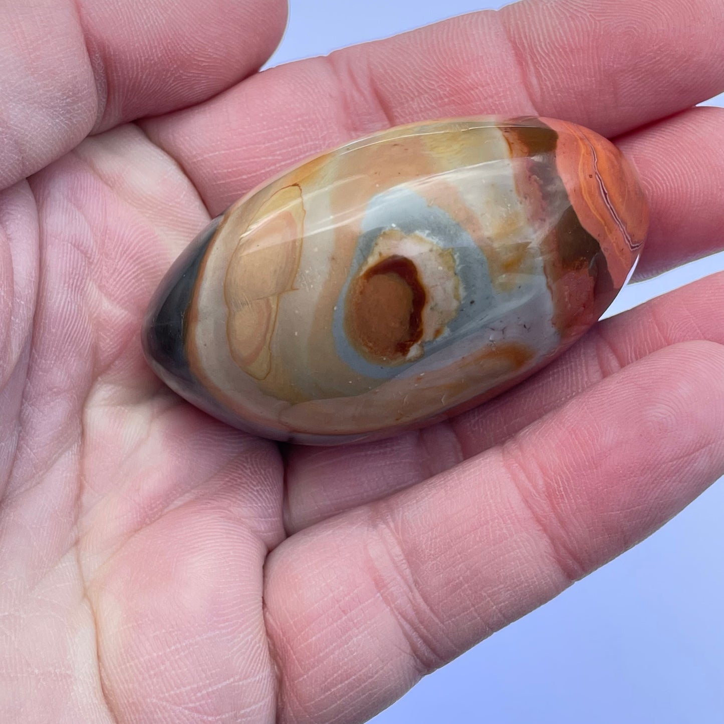 Jaspe Impérial de Madagascar, galet de grande taille