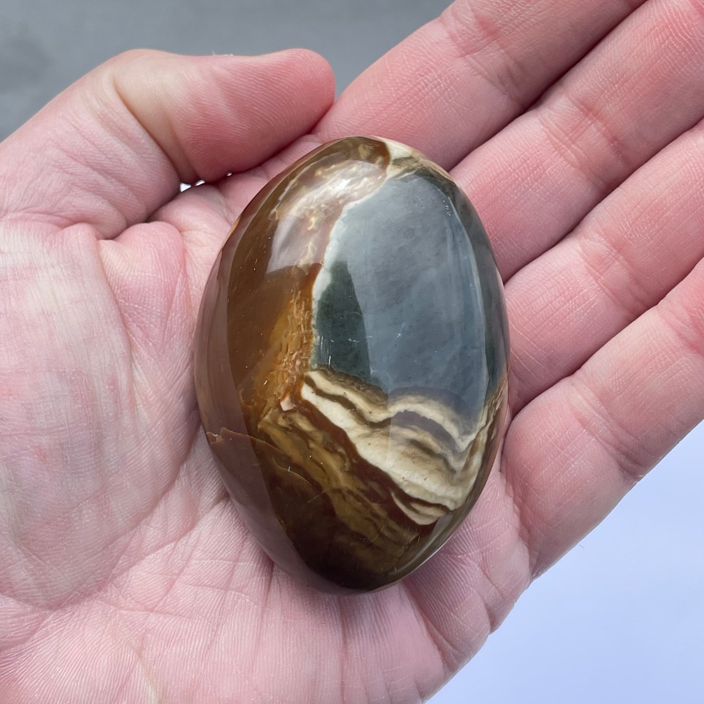 Jaspe Impérial de Madagascar, galet de grande taille