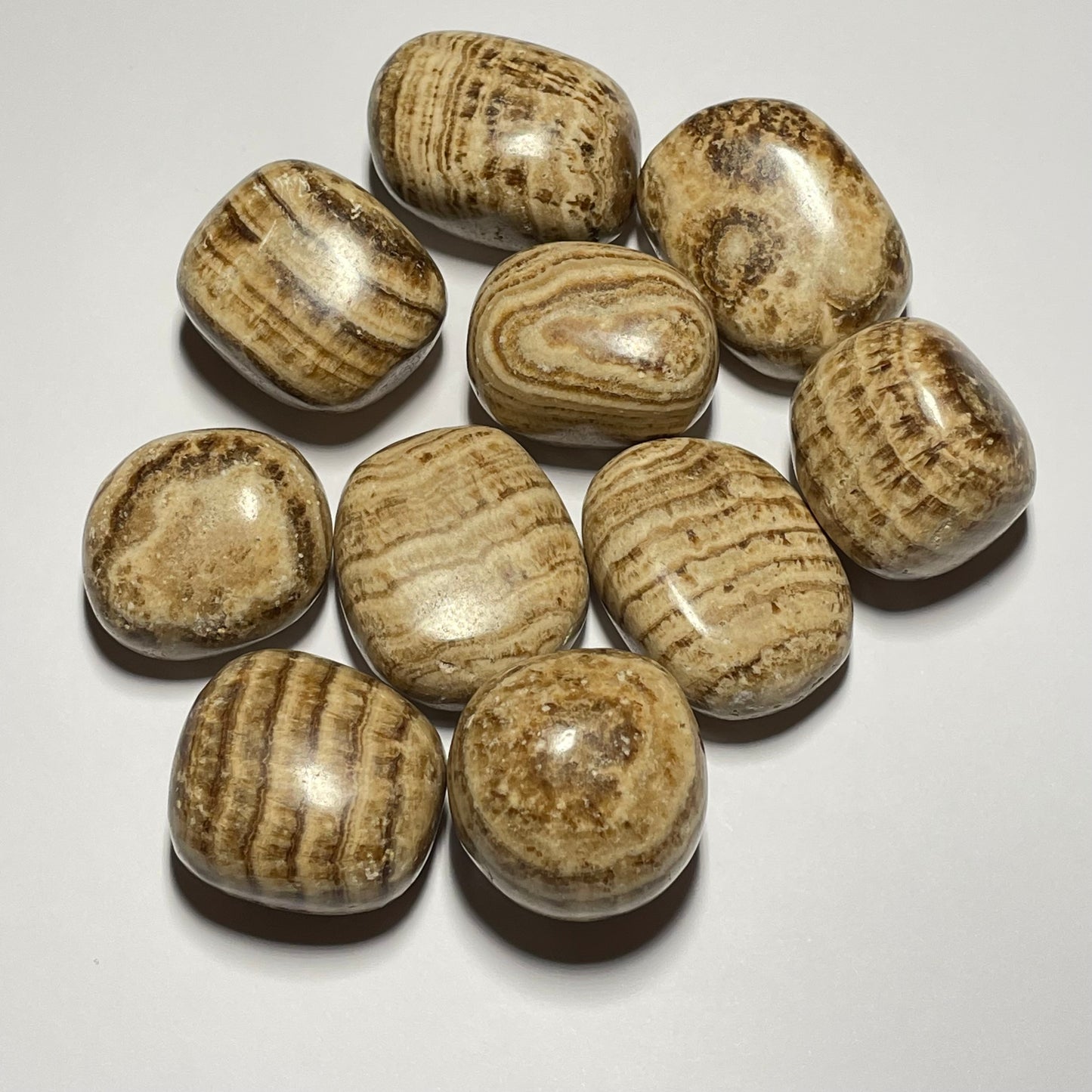 Aragonite zonée