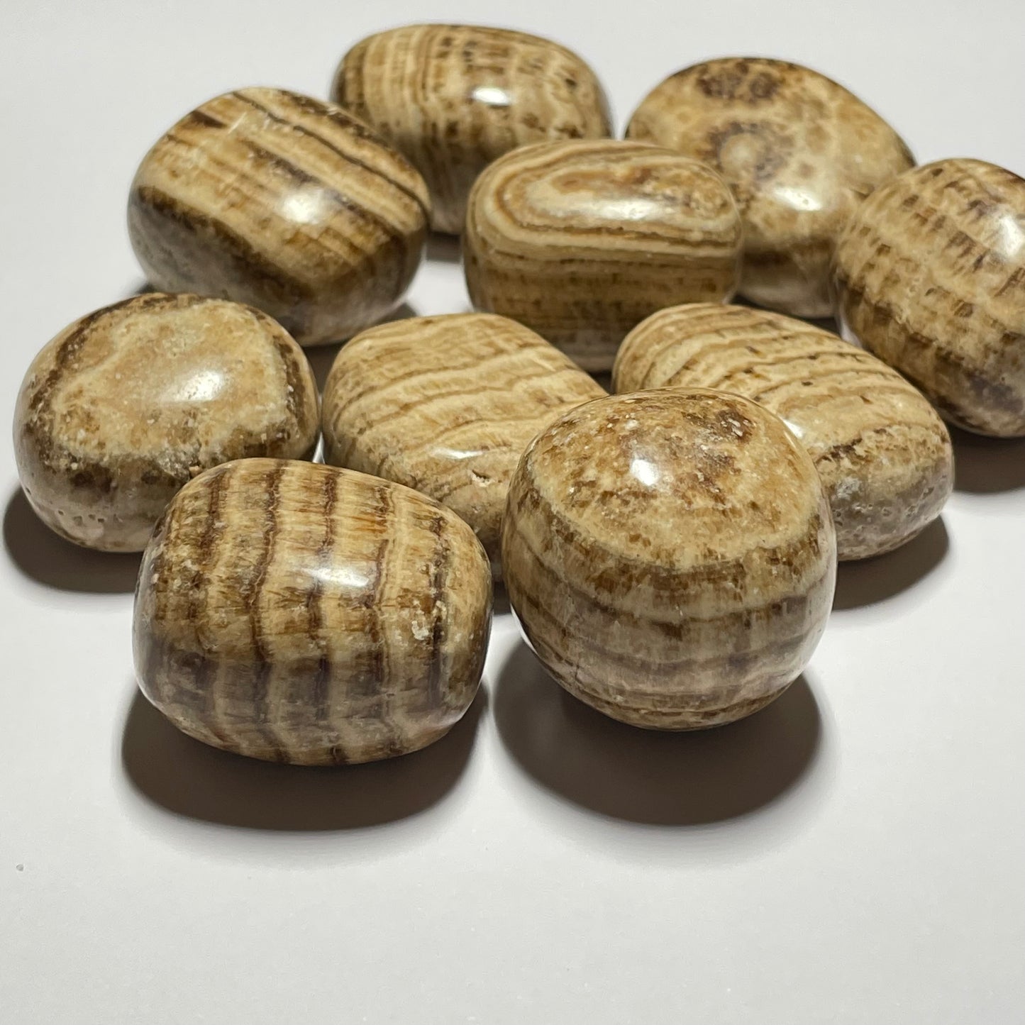 Aragonite zonée