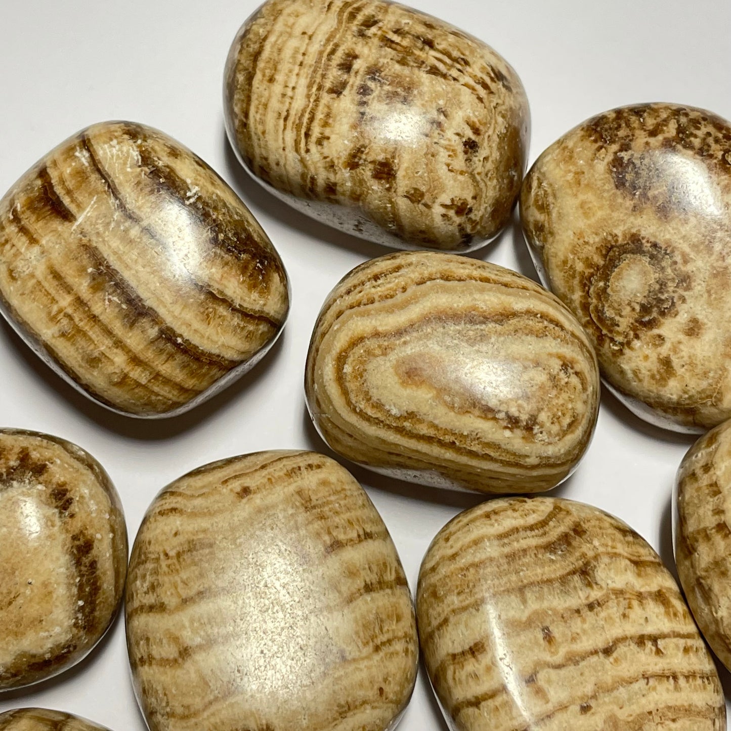 Aragonite zonée