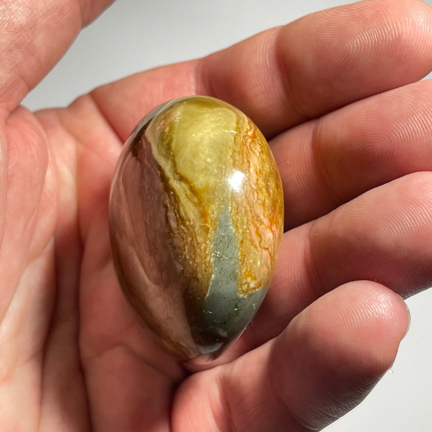 Jaspe Impérial de Madagascar, galet de grande taille
