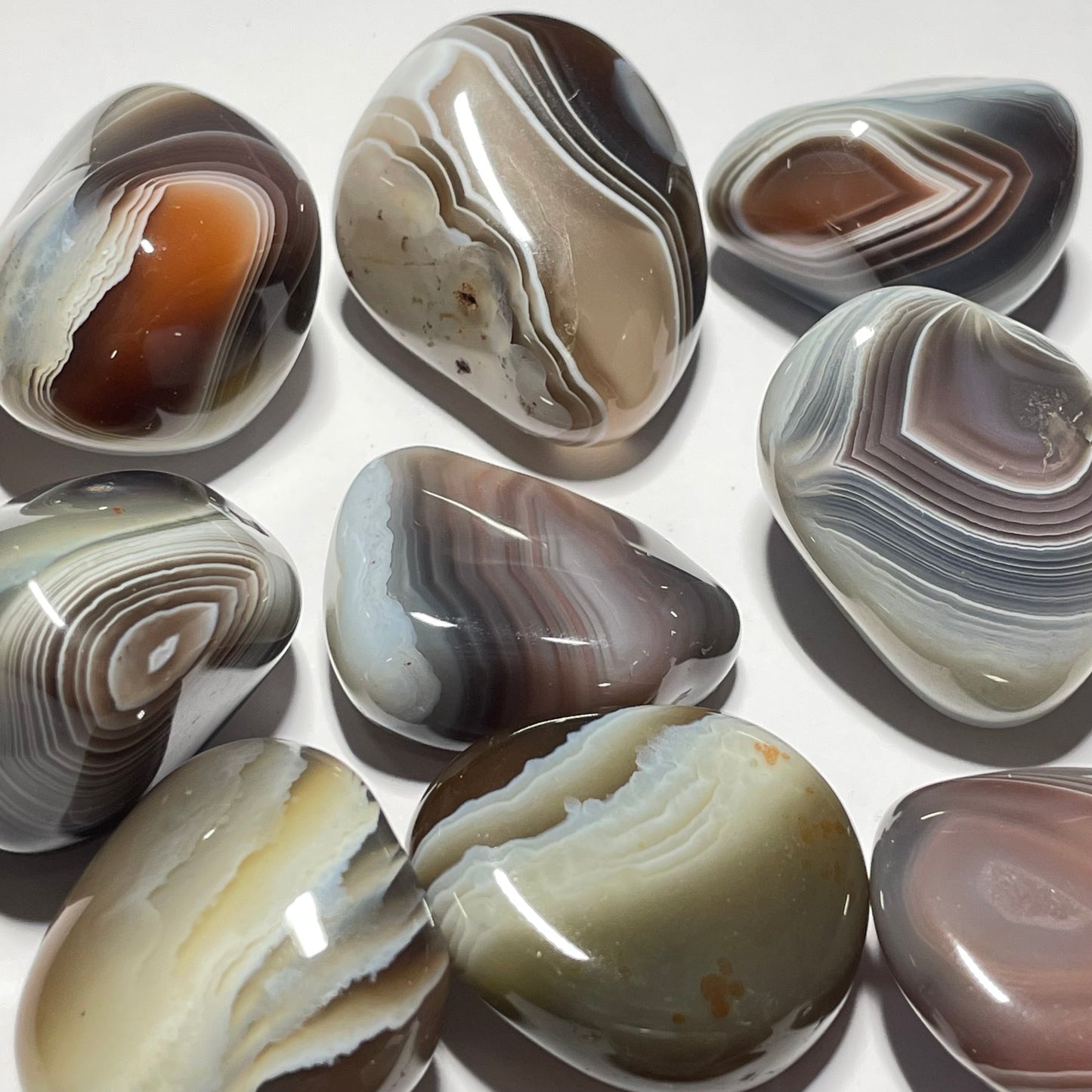 Agate zonée
