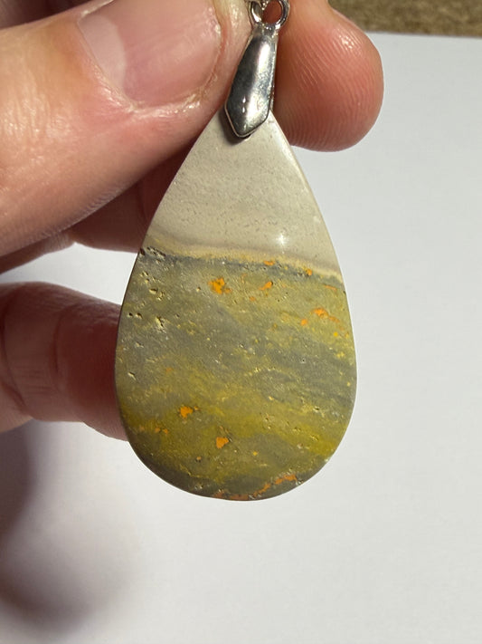 Pendentif cabochon Jaspe BumbleBee d’Indonésie