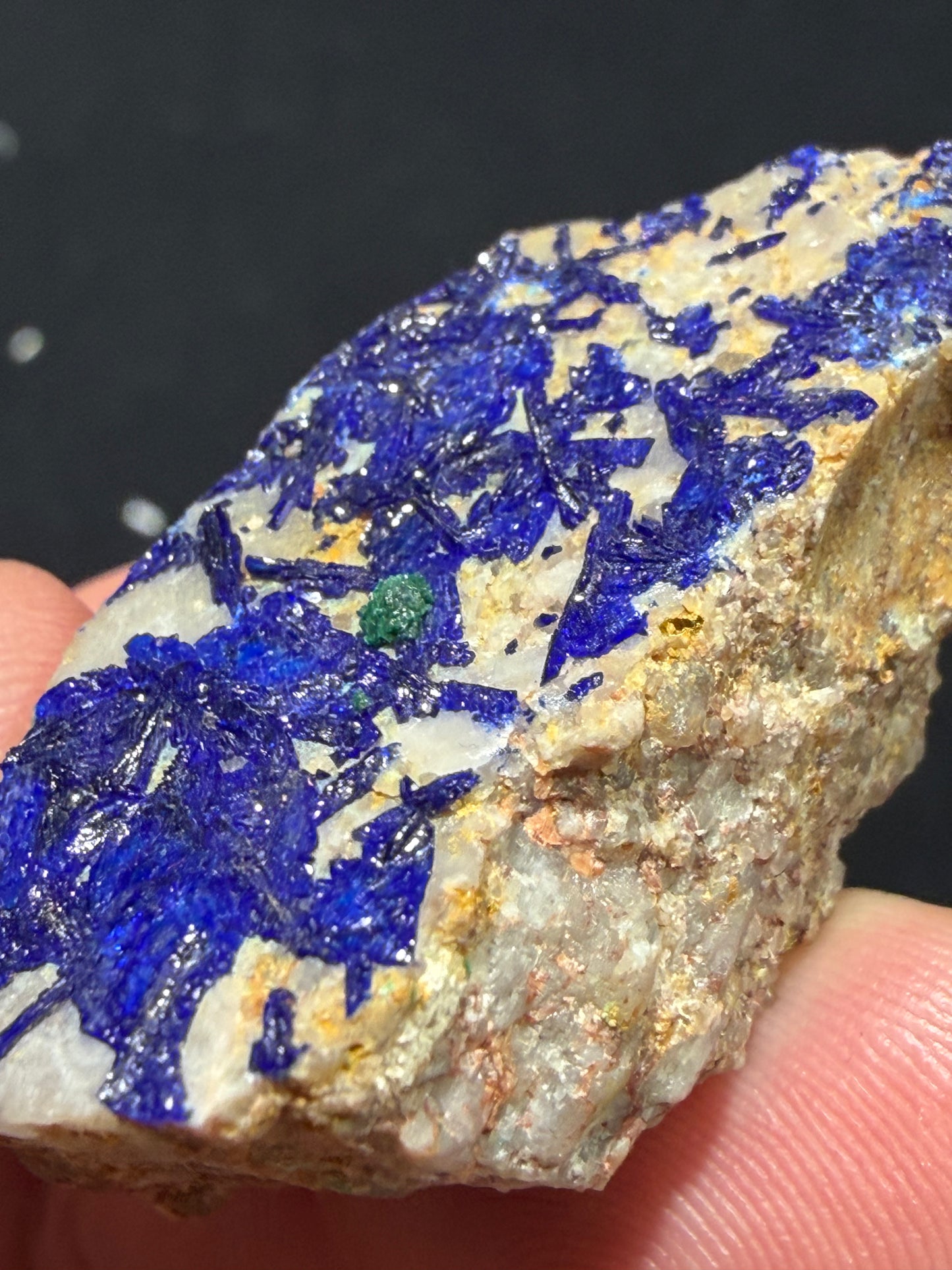 Azurite de Cap Garonne dans le Var