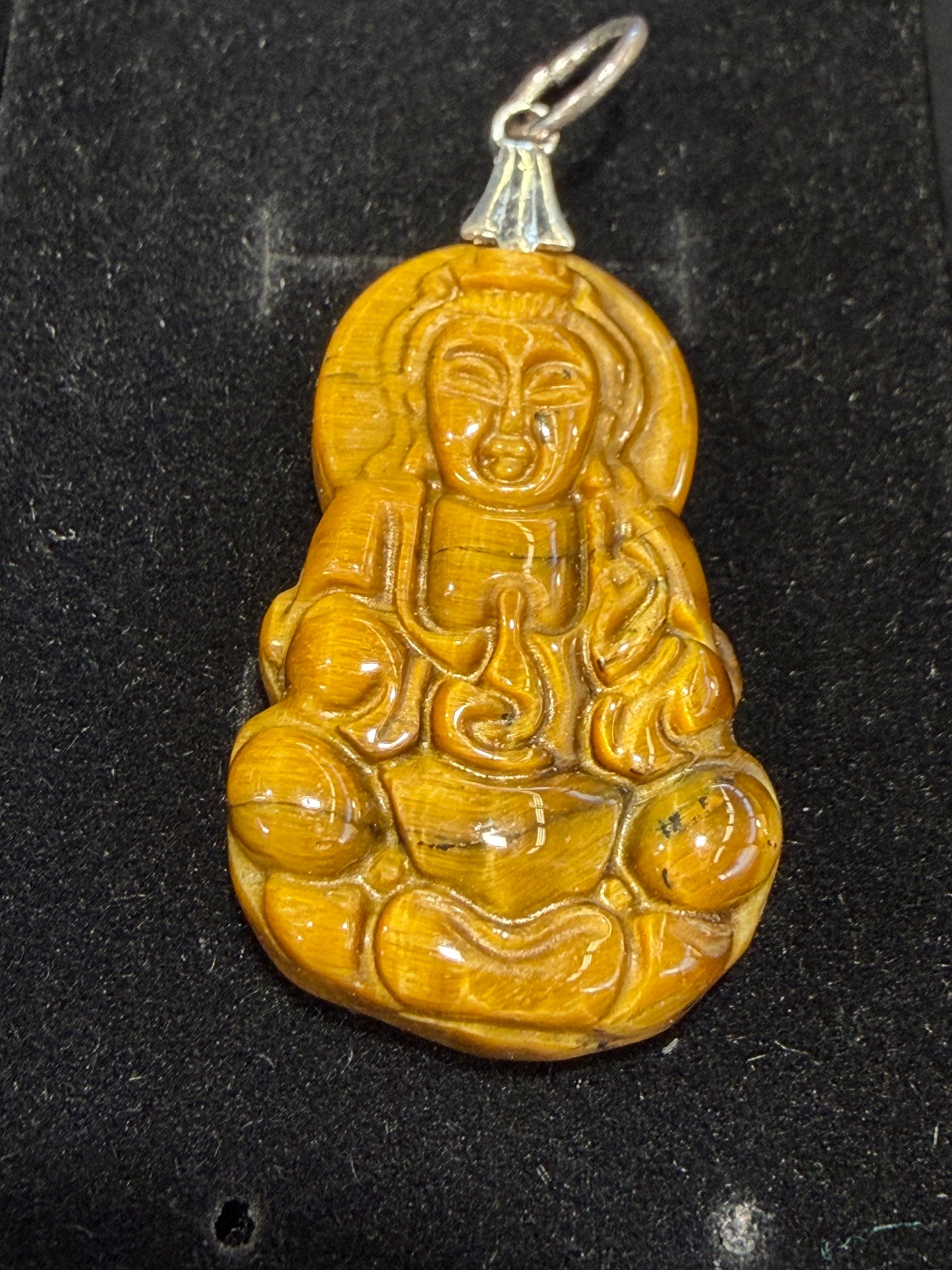 Bouddha en Œil de Tigre