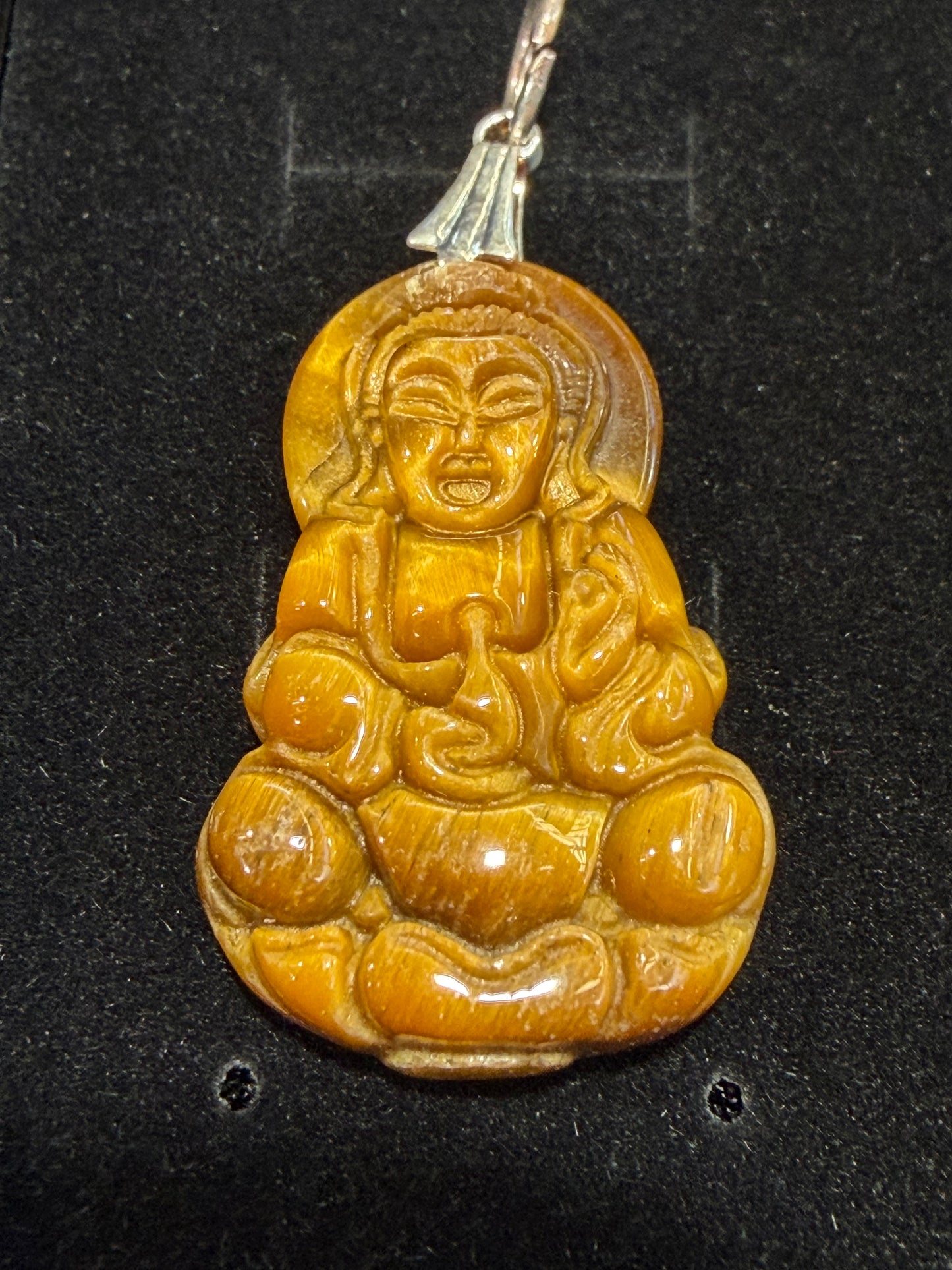 Bouddha en Œil de Tigre