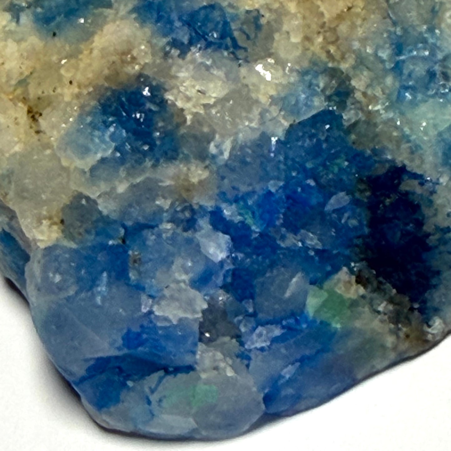 Fluorite et Azurite des Asturies, Espagne