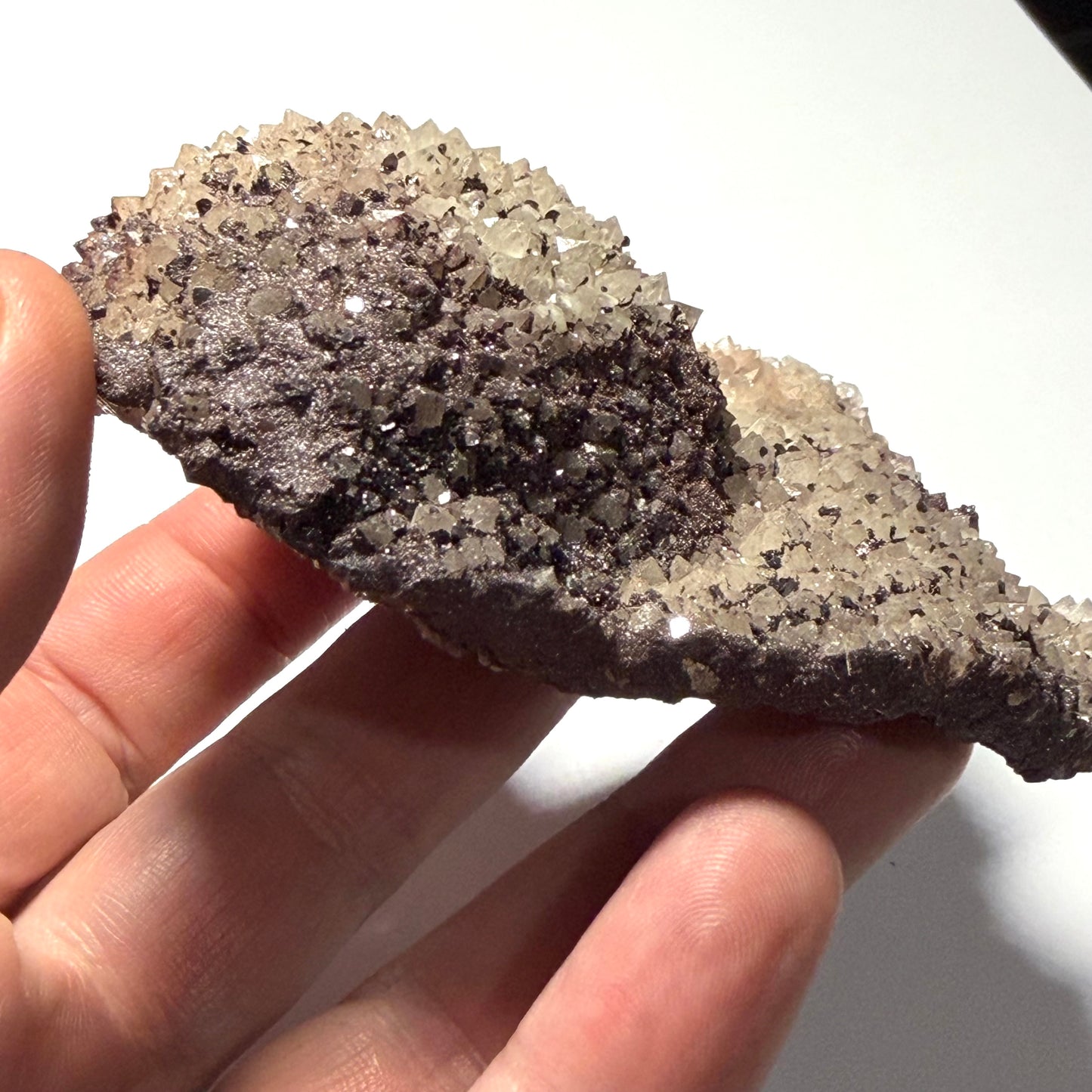 Hématite sur Quartz de Sainte Marie aux Mines, Alsace