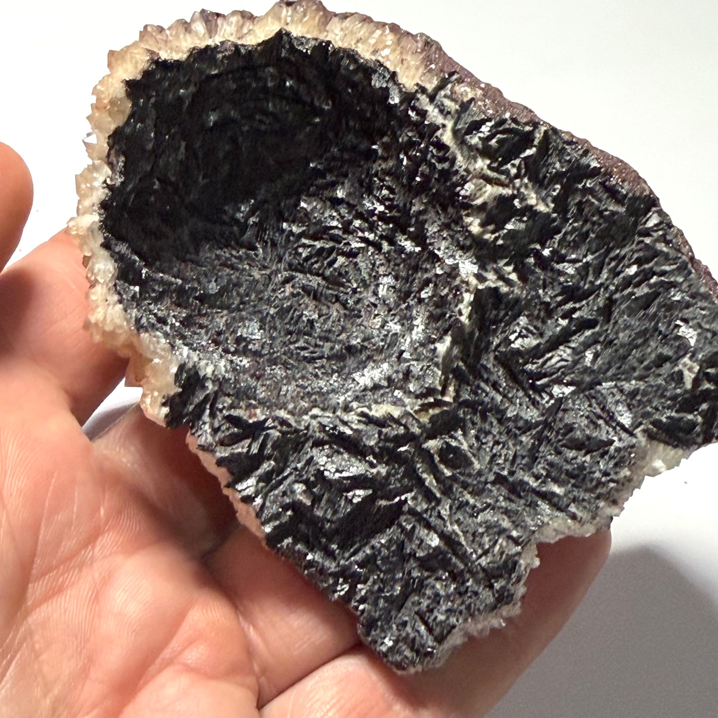 Hématite sur Quartz de Sainte Marie aux Mines, Alsace