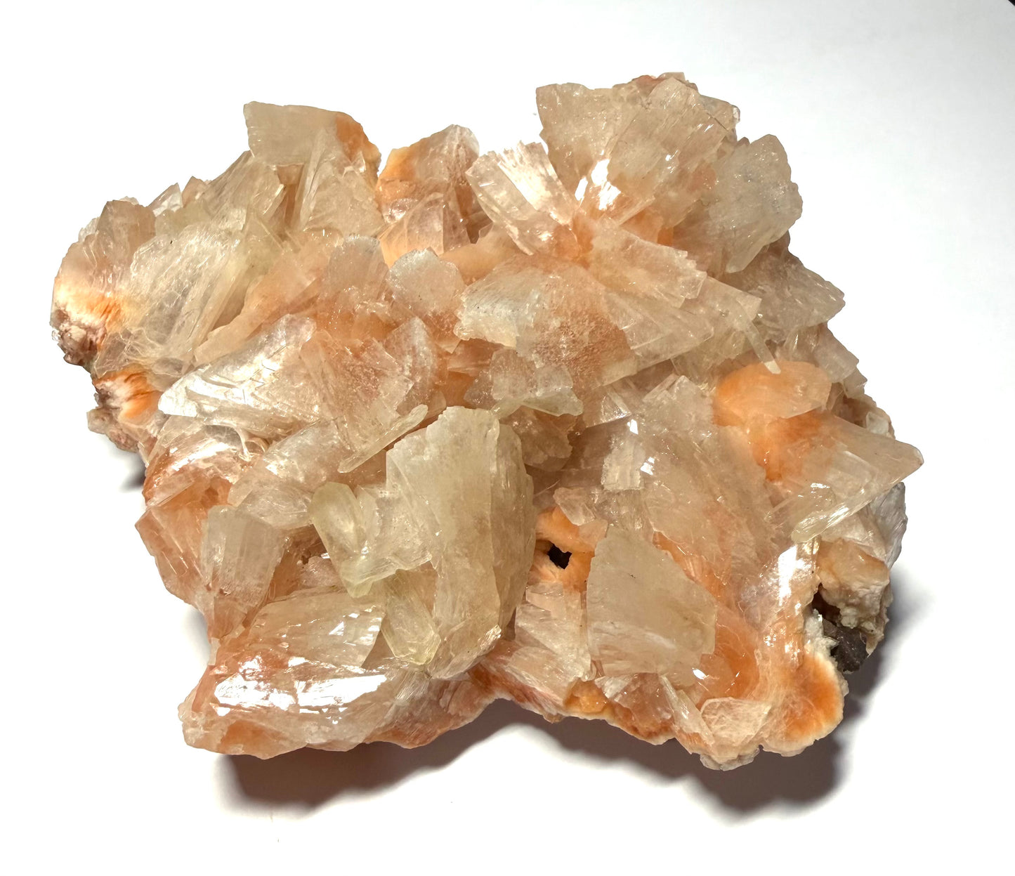 # Heulandite rose, Maharashtra, Inde  (moyenne)