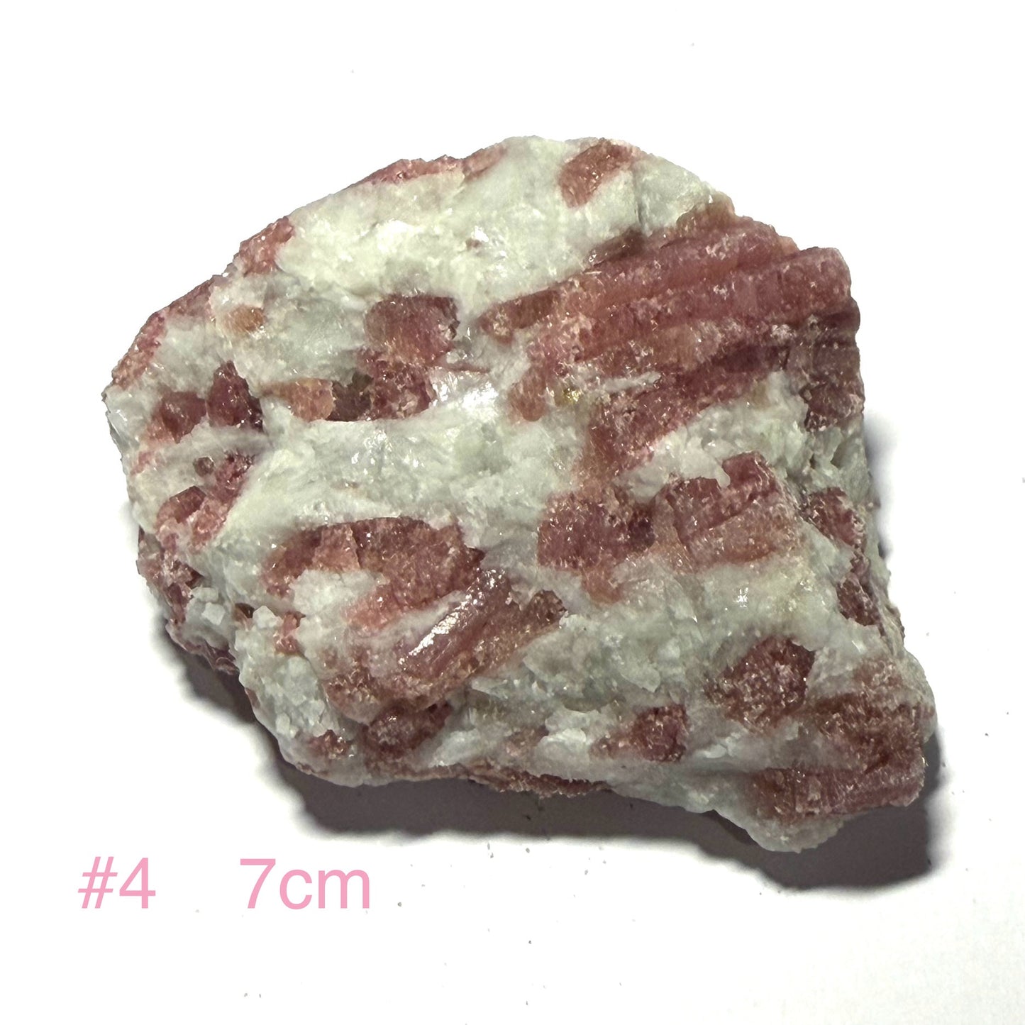 Rubellite sur Quartz du Brésil