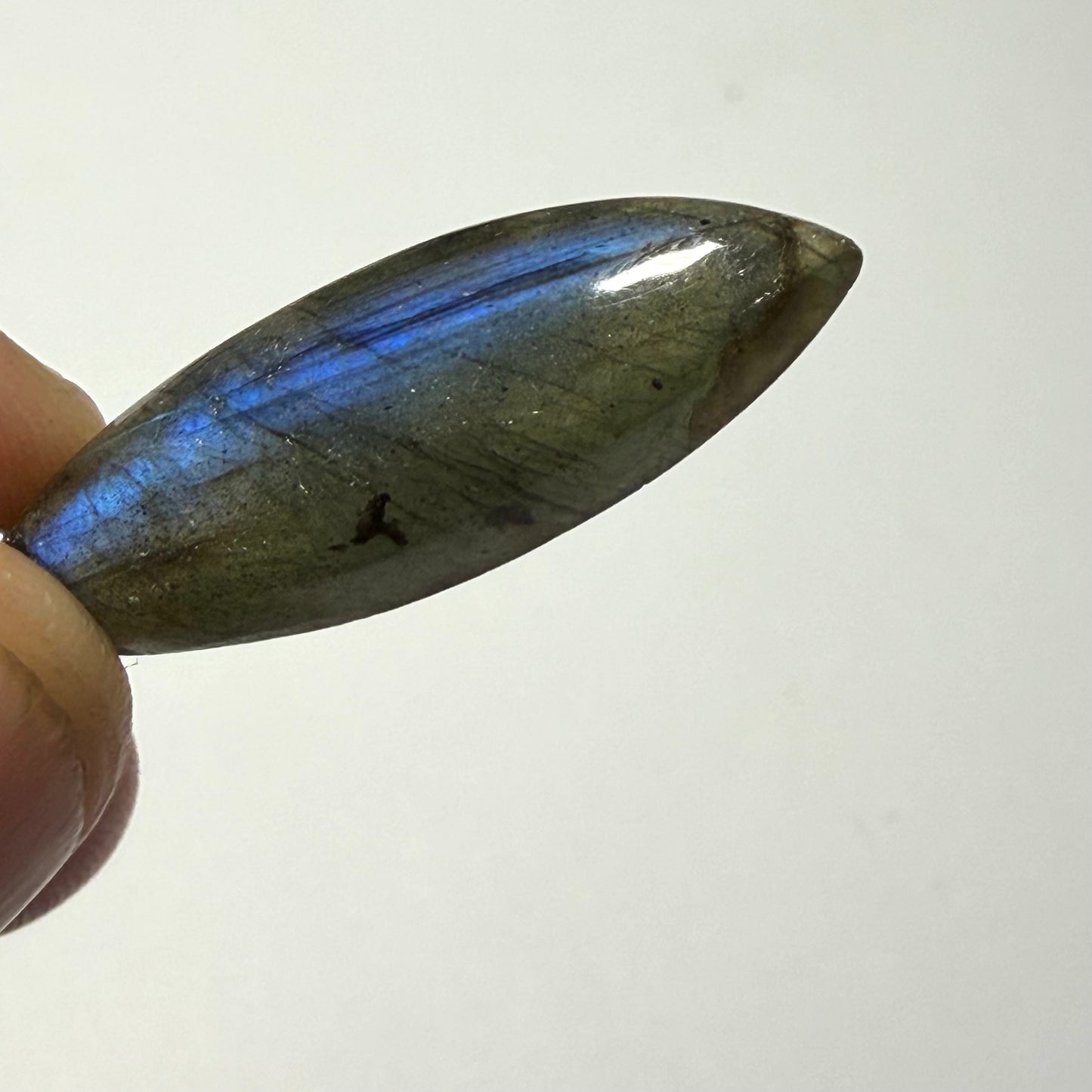 Pendentif cabochon Labradorite de Madagascar