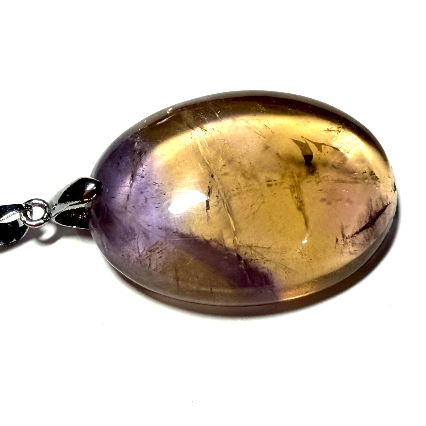 Pendentif cabochon Amétrine du Brésil