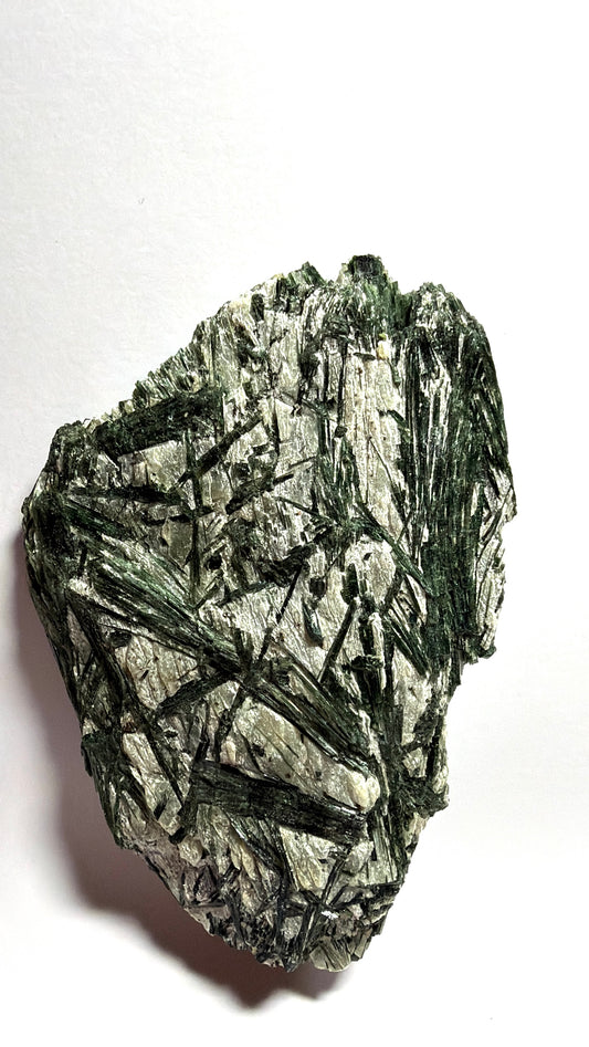 Actinolite, Zillertal, district de Schwaz, Tyrol Autrichien