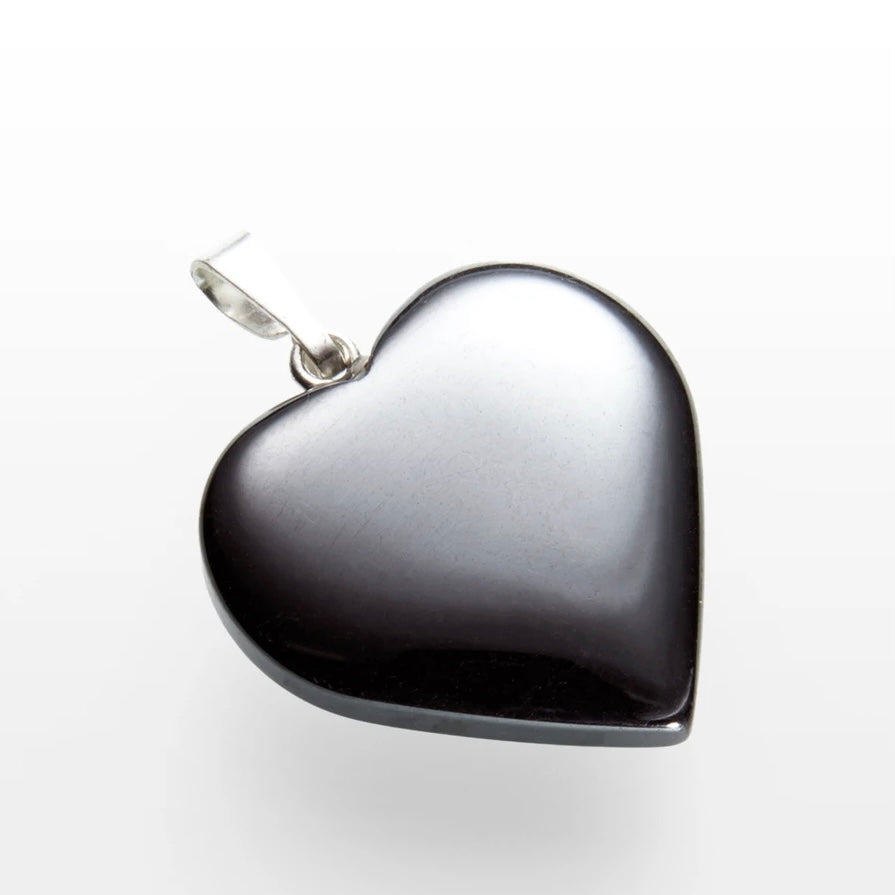 Pendentif Coeur en pierre naturelle, avec cordon