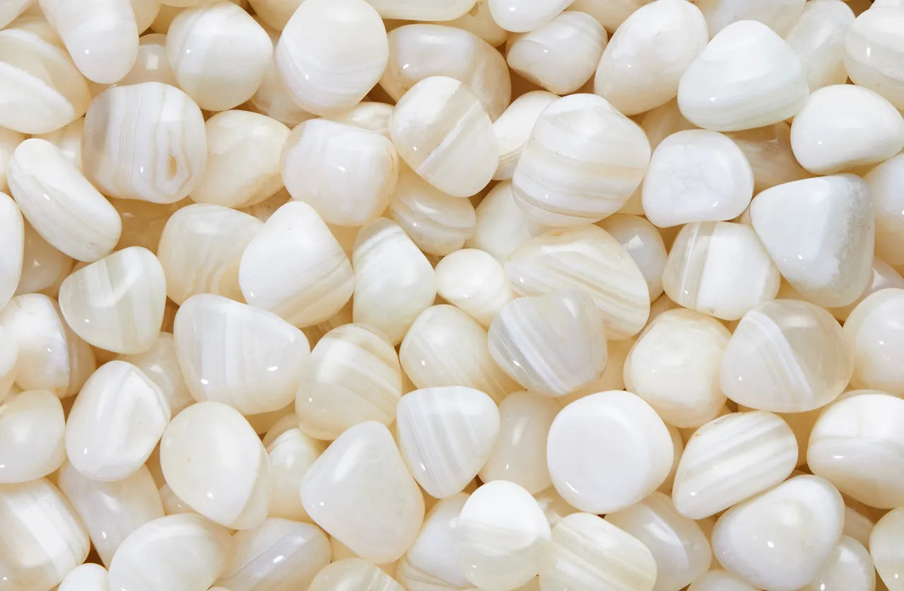 Agate blanche d’Inde