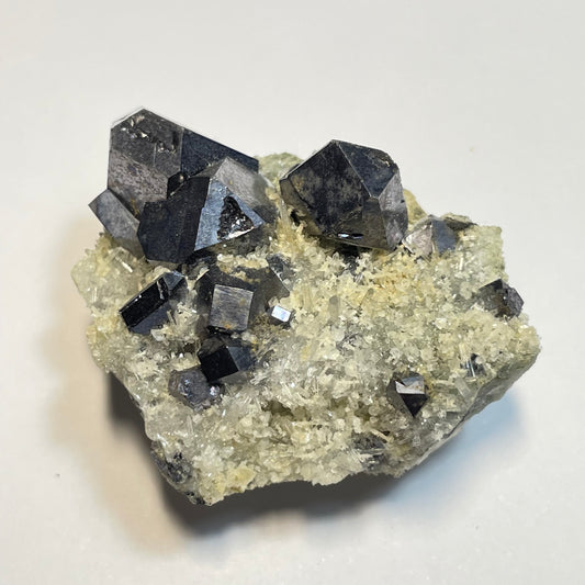 Galène sur Quartz, mine de Krushev Dol, district de Madan, Bulgarie