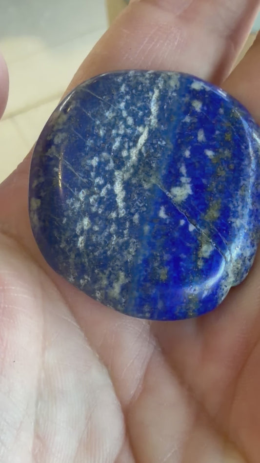Galet plat Lapis-Lazuli d’Afghanistan
